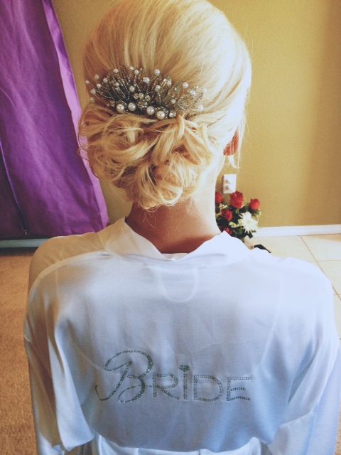 bride hairclip accessories